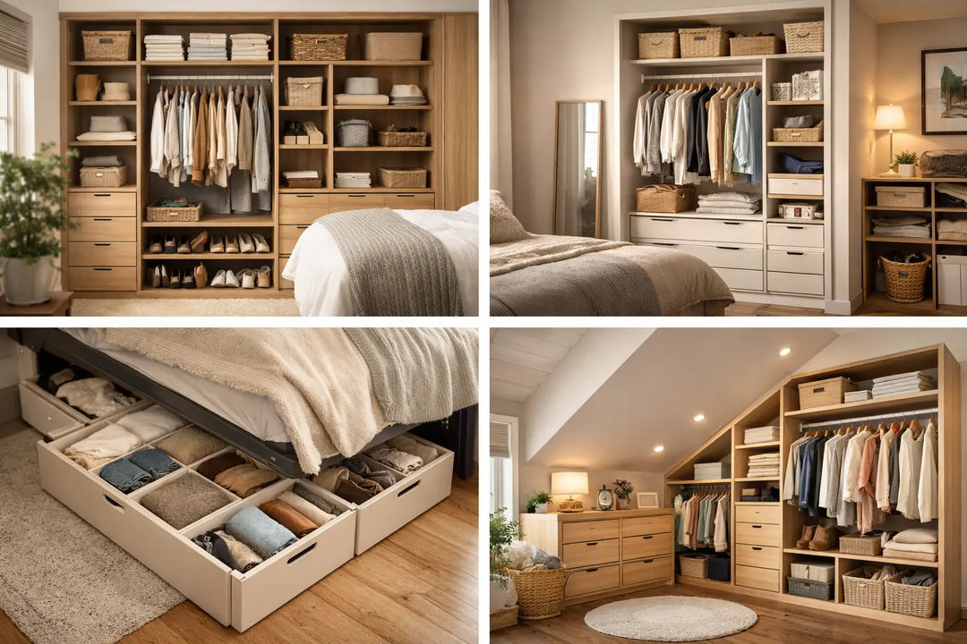 12 Best Wardrobe Storage Ideas for Every Space