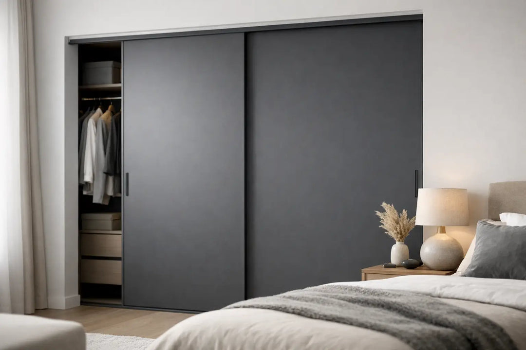 Matt Sliding Wardrobe Doors for Modern Bedrooms