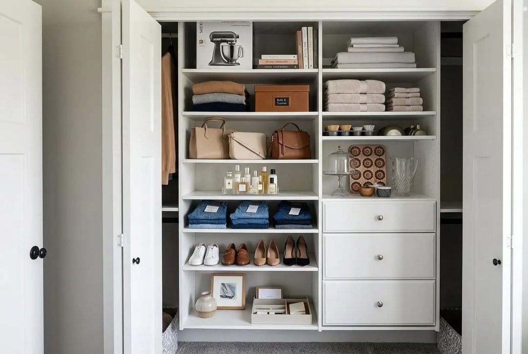 How to organize bedroom closet: small closet organization ideas