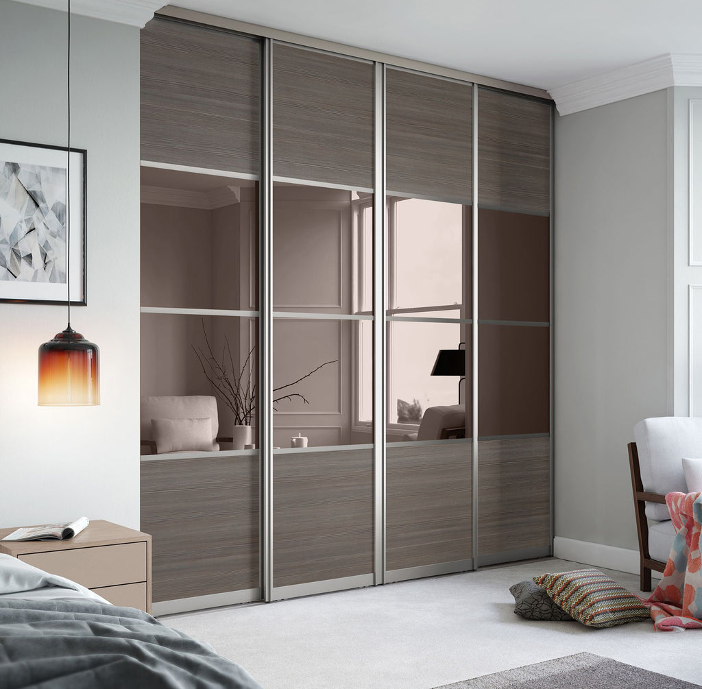 Why one sliding wardrobe door trend is here to stay…
