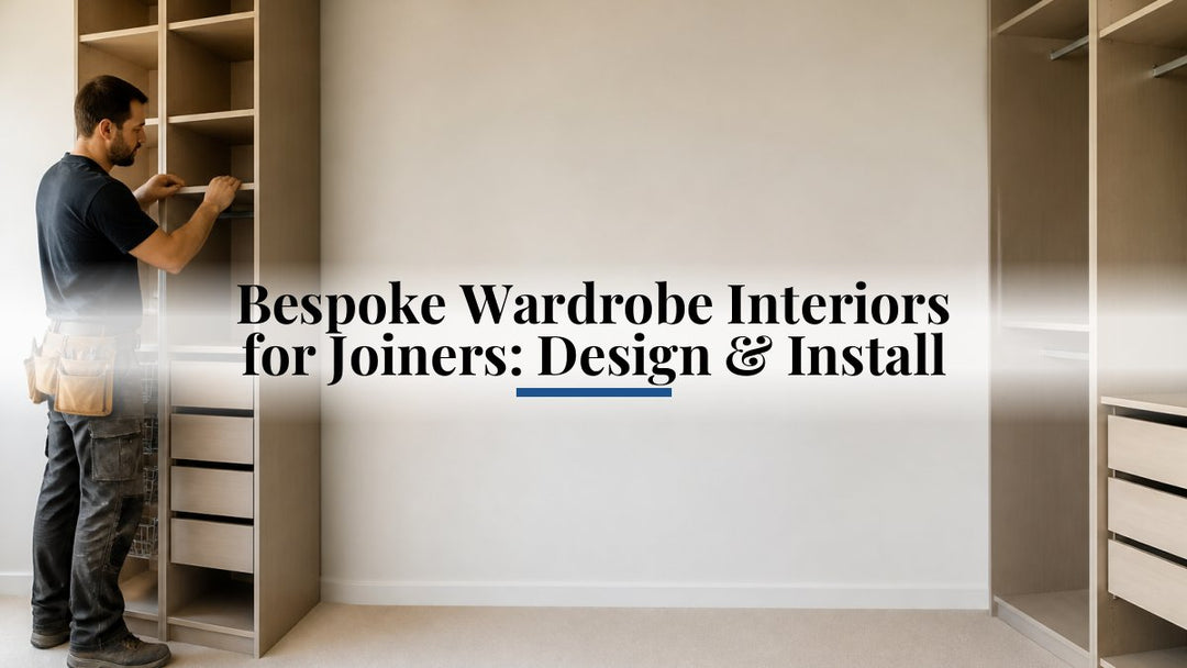 Bespoke Wardrobe Interiors for Joiners: Design & Install