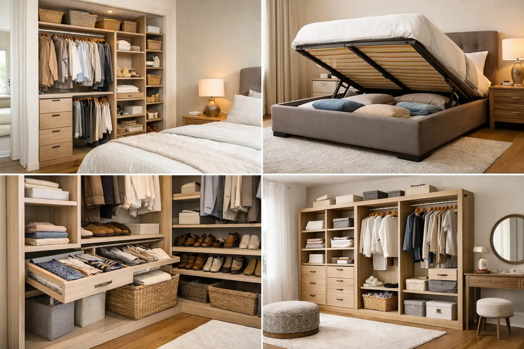 12 Space Saving Wardrobe Storage Ideas for Bedrooms