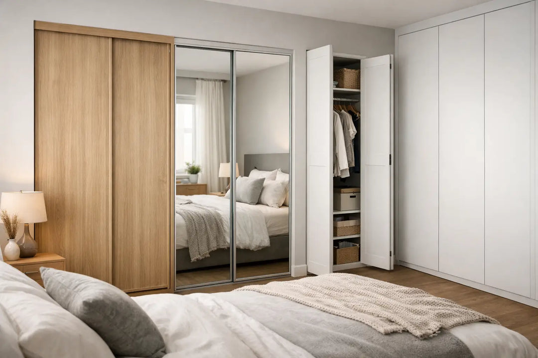 11 Small Bedroom Wardrobe Door Ideas