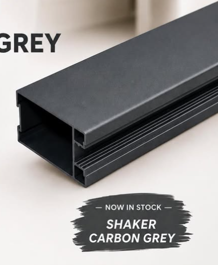Black - Powder Coat Painted Shaker